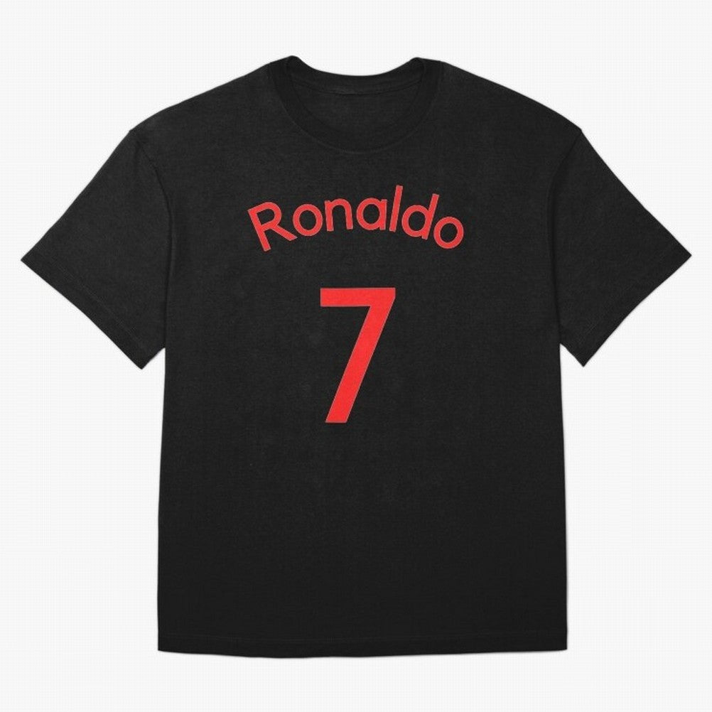 Ronaldo Manchester United Oversized T-Shirt Mark Match Day Hype around FIFA World Cup 2026, Messi, Neymar and Mbappe, France, Stadium Memories, Football Loyalty, International Chants and Championship Tradition; Perfect for Supporters Who Want Bold