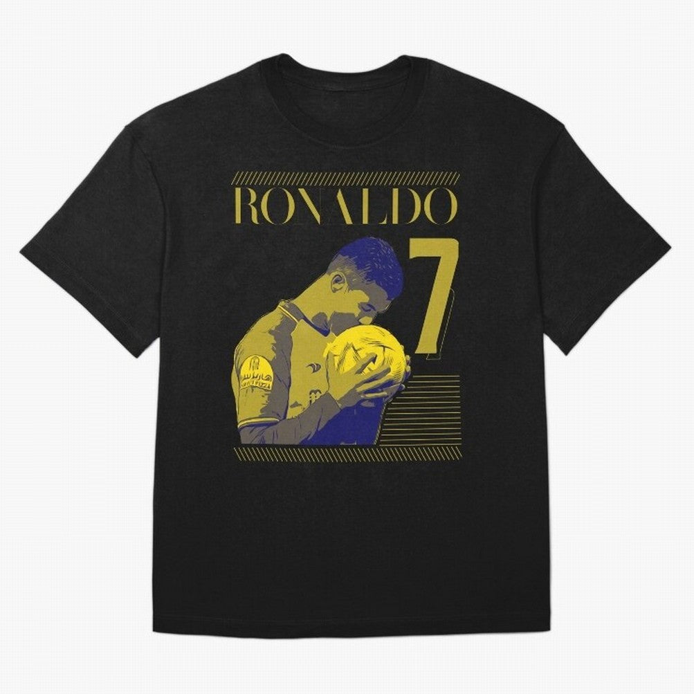 Cristiano Ronaldo Its Yellow Oversized T-Shirt Join the Countdown to FIFA World Cup 2026 Made for Neymar, England and Germany Energy, Tournament Hype, Historic Matchups, Family Viewing Parties and Global Sports Pride; Great for Supporters Who Love