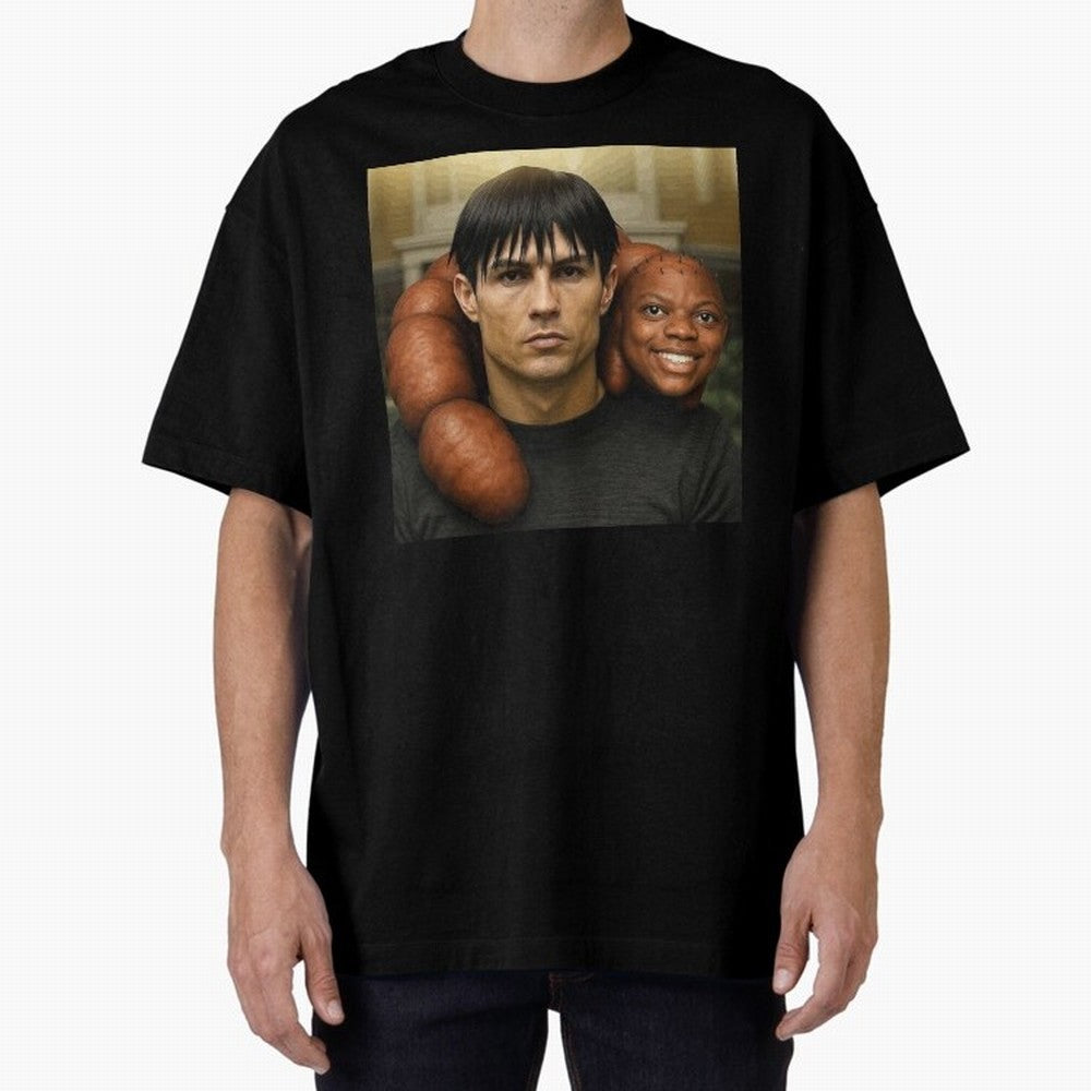 Ronaldo and Speed Oversized T-Shirt Create FIFA World Cup 2026 USA Canada Mexico Spirit, Connected to Argentina and Brazil, Cristiano Ronaldo, Haaland and CR7, Vintage Soccer Flavor, Modern Football Stars, National Flags and Final Night Emotion;