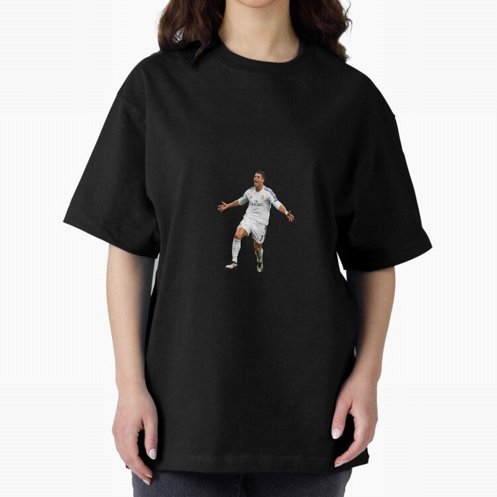 Ronaldo real madrid Oversized T-Shirt Share Global Football Passion for FIFA World Cup 2026 USA Canada Mexico, Driven by Haaland, Netherlands, Championship Spirit, Famous Goals, Roaring Crowds and International Football Unity; Perfect for