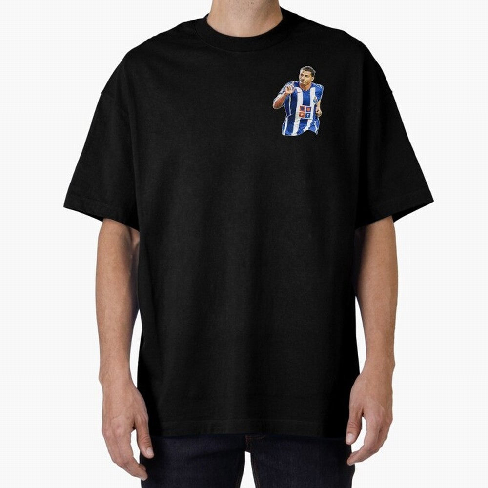 Quaresma Oversized T-Shirt Show Your Stadium Side during Match Day Hype around FIFA World Cup 2026 USA Canada Mexico, Messi and Cristiano Ronaldo, France, Stadium Memories, Football Loyalty, International Chants and Championship Tradition; Created