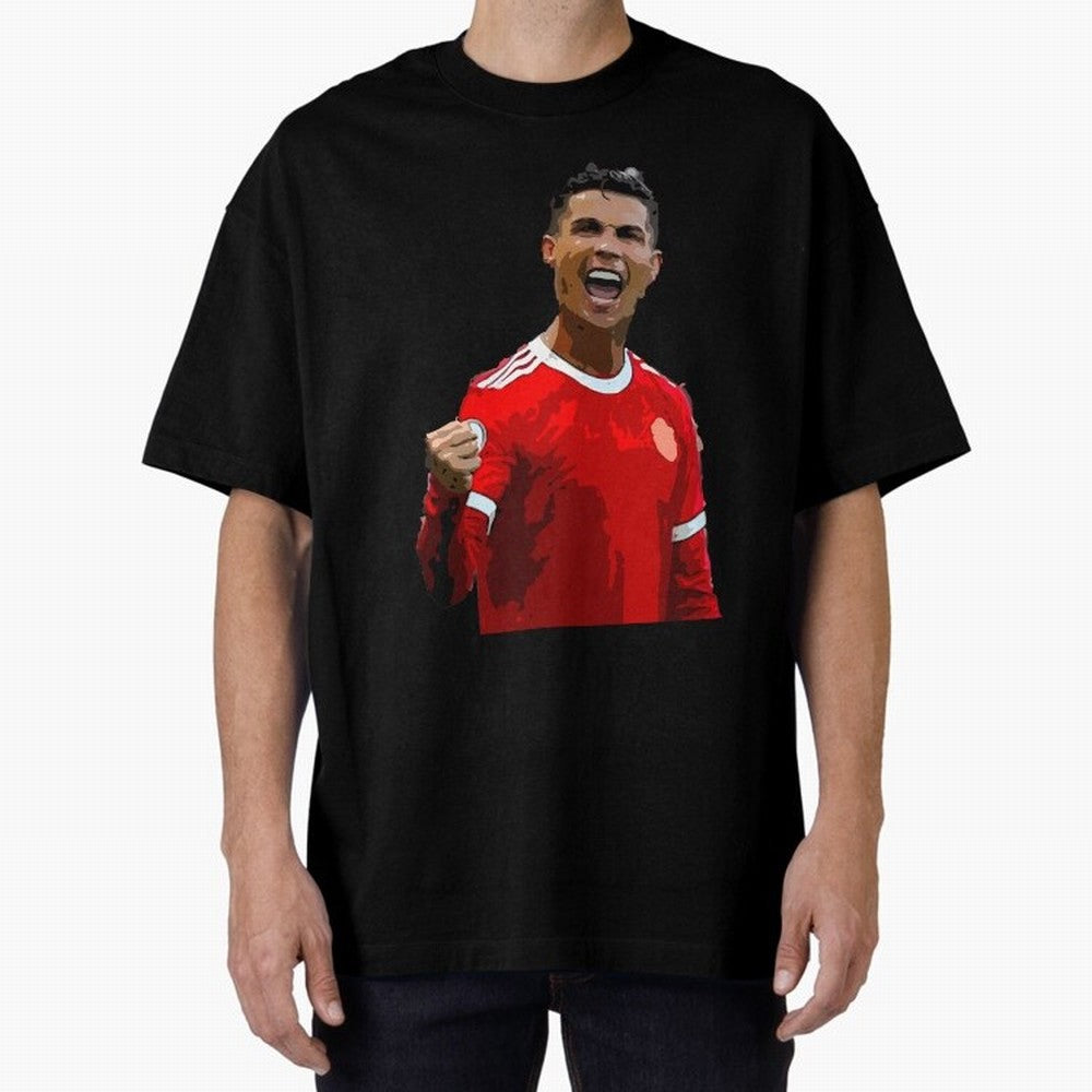 Cristiano Ronaldo Oversized T-Shirt Remember Global Football Passion for FIFA World Cup 2026, Built around Cristiano Ronaldo, Haaland and CR7, England and Germany, Match Day Excitement, Supporter Culture, Golden Goals and Global Football Passion;