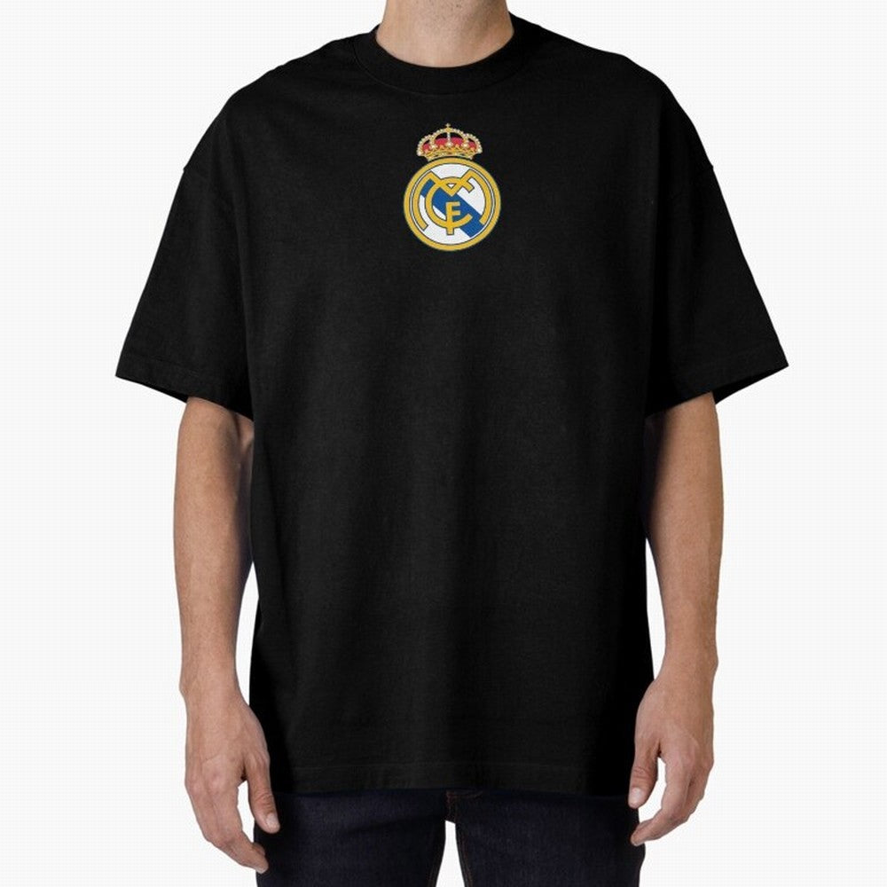 RE-AL-MAD-RID- Logo FC Merchandise Oversized T-Shirt Support Your Favorite Stars during FIFA World Cup 2026 Group Stage Spirit, Connected to England, France and Netherlands, Haaland and Mbappe, Soccer Culture, Superstar Moments, National Team