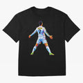 The GOAT Ronaldo Oversized T-Shirt Follow Every Goal of FIFA World Cup 2026 Group Stage Spirit, Featuring Germany, CR7, Classic Soccer Heritage, Championship Pressure, Fan Loyalty and International Pride; Ideal for Fans Who Follow Messi, Cristiano