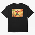 Soccer Player in Mid-Air Celebration Legend CR7 Oversized T-Shirt Discover Match Day Hype around FIFA World Cup 2026 Group Stage, Messi, CR7 and Mbappe, England and Germany, Worldwide Fan Energy, Dramatic Goals, Stadium Lights and Championship