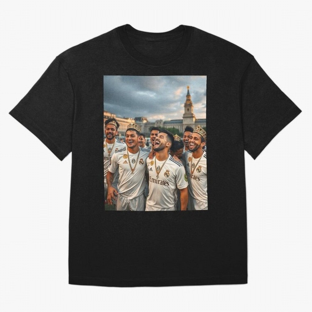 Derb¨ª Real Madrid Oversized T-Shirt Turn Up for Global Football Passion for FIFA World Cup 2026, Built around Messi, CR7 and Mbappe, Portugal, Spain and Germany, Worldwide Fan Energy, Dramatic Goals, Stadium Lights and Championship Celebrations;