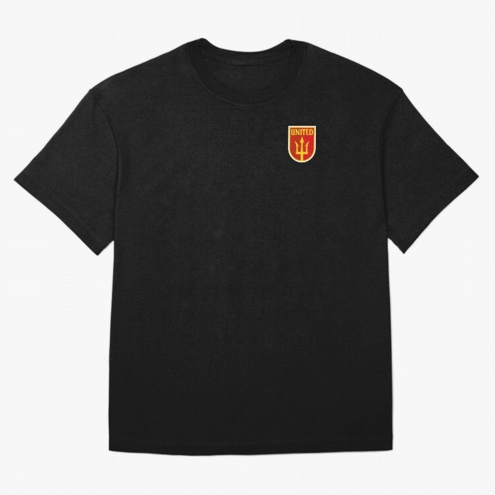Manchester United Classic Shield Oversized T-Shirt Show Fan Pride Across FIFA World Cup 2026 Driven by Cristiano Ronaldo, Haaland and CR7, Portugal Energy, Stadium Chants, National Pride, Trophy Dreams and Unforgettable Football Memories; Made for