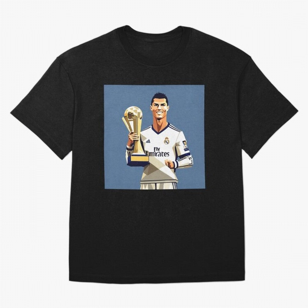Cristiano Ronaldo Cr7 The Best Artwork Futbol Soccer Oversized T-Shirt Make Every Match About the FIFA World Cup 2026 Group Stage Journey through Messi, CR7 and Mbappe Highlights, Portugal Pride, Supporter Pride, Iconic Celebrations, Legendary