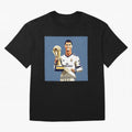 Cristiano Ronaldo Cr7 The Best Artwork Futbol Soccer Oversized T-Shirt Make Every Match About the FIFA World Cup 2026 Group Stage Journey through Messi, CR7 and Mbappe Highlights, Portugal Pride, Supporter Pride, Iconic Celebrations, Legendary