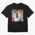 Ronaldo Cr7 Cristiano The Goat Artwork Futbol Soccer Oversized T-Shirt Feel International Energy from FIFA World Cup 2026 Centered on CR7, Brazil Energy, Stadium Chants, National Pride, Trophy Dreams and Unforgettable Football Memories; Perfect for