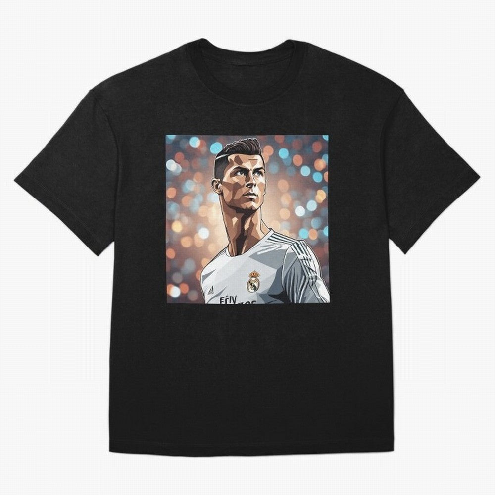 Ronaldo Cr7 Cristiano The Goat Artwork Futbol Soccer Oversized T-Shirt Feel International Energy from FIFA World Cup 2026 Centered on CR7, Brazil Energy, Stadium Chants, National Pride, Trophy Dreams and Unforgettable Football Memories; Perfect for