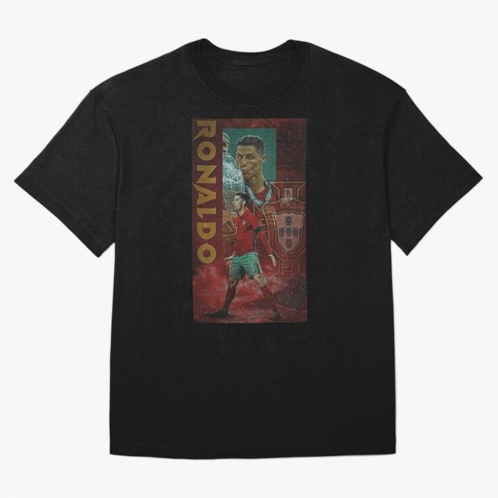 Cristiano Ronaldo Oversized T-Shirt Celebrate Rivalries and Pride in Global Football Passion for FIFA World Cup 2026, Inspired by Haaland and Mbappe, England, France and Netherlands, Champion Mindset, Group Stage Buzz, Knockout Tension and