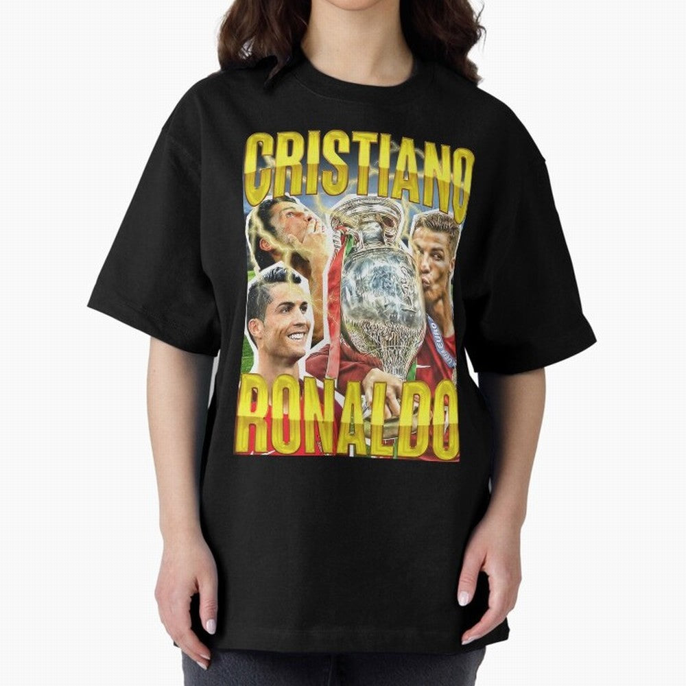 Cristiano Ronaldo Cr7 Siuuu El Bicho Oversized T-Shirt Feel the Roar of the FIFA World Cup 2026 Journey through Neymar, Haaland and Cristiano Ronaldo Highlights, Argentina and Brazil Pride, Fan Favorite Moments, National Team Passion, Big Match