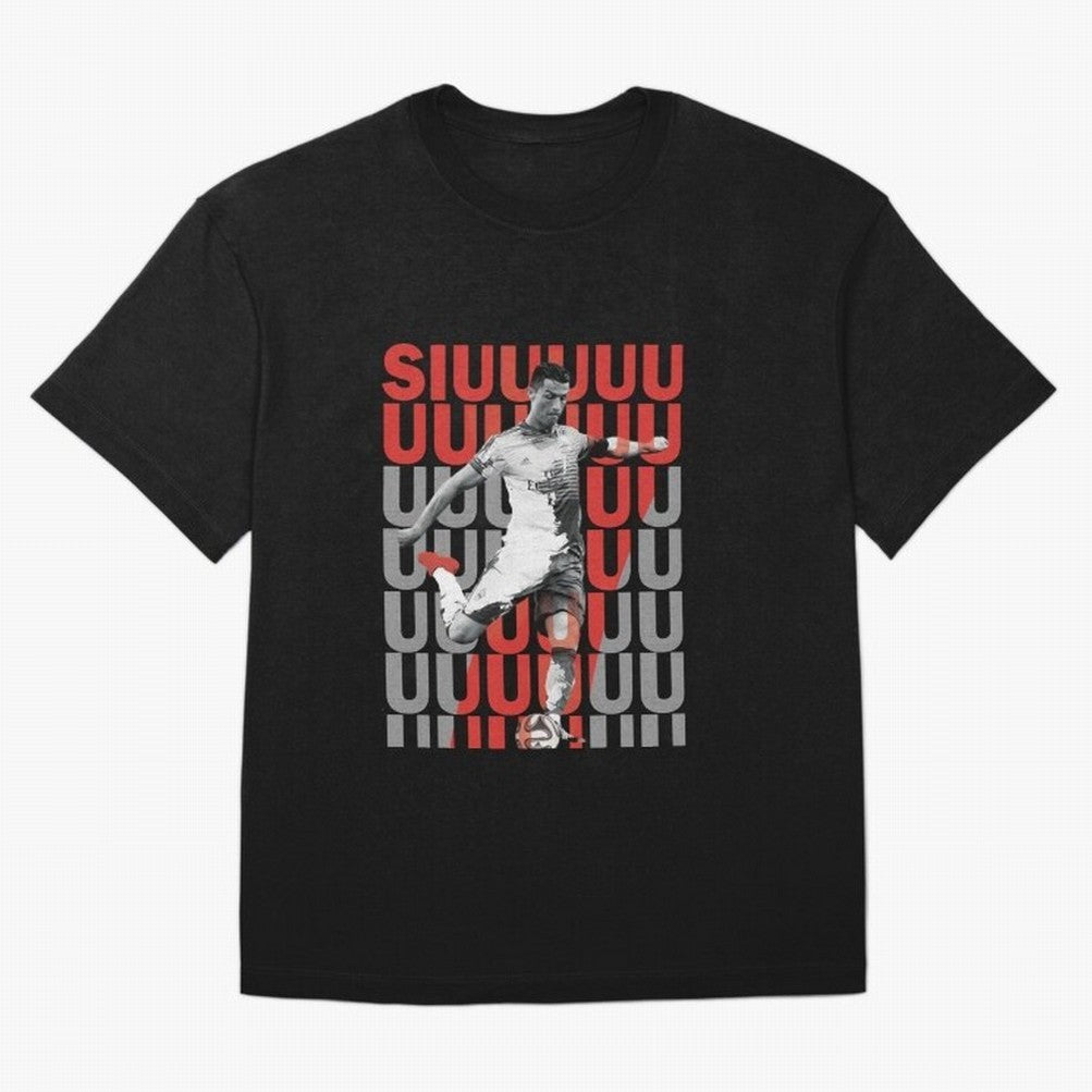 Siuuuuuu Cristiano Ronaldo Oversized T-Shirt Unlock FIFA World Cup 2026 USA Canada Mexico for Fans of Neymar and Brazil, Portugal and Argentina, Bringing Stadium Chants, National Pride, Trophy Dreams and Unforgettable Football Memories; Perfect for