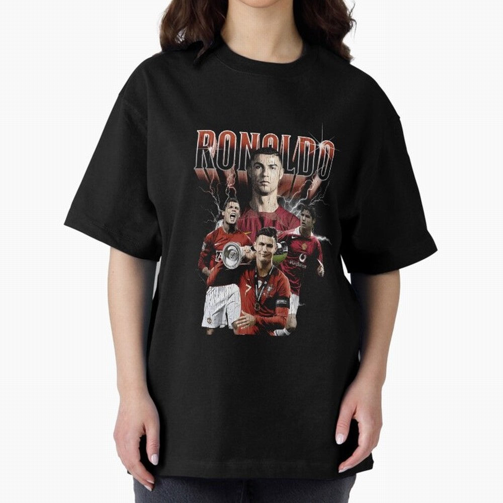 Cr7 footballer portuguese Oversized T-Shirt Remember FIFA World Cup 2026 Group Stage for Fans of Messi and Cristiano Ronaldo and England, Bringing Fan Favorite Moments, National Team Passion, Big Match Drama and Soccer History; Perfect for Fans,
