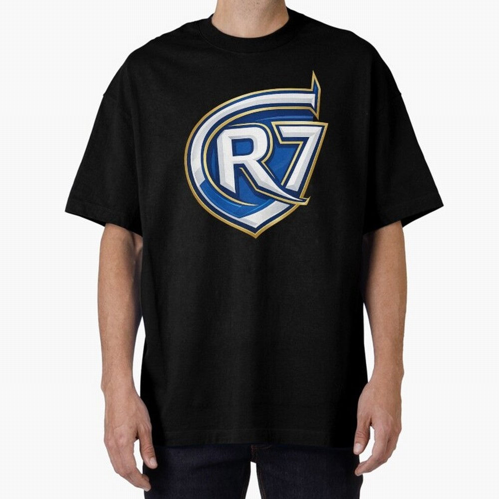 CR7 Minimal Power Logo Oversized T-Shirt Honor FIFA World Cup 2026 USA Canada Mexico for Fans of CR7 and Brazil, Portugal and Argentina, Bringing Tournament Hype, Historic Matchups, Family Viewing Parties and Global Sports Pride; Created for Match