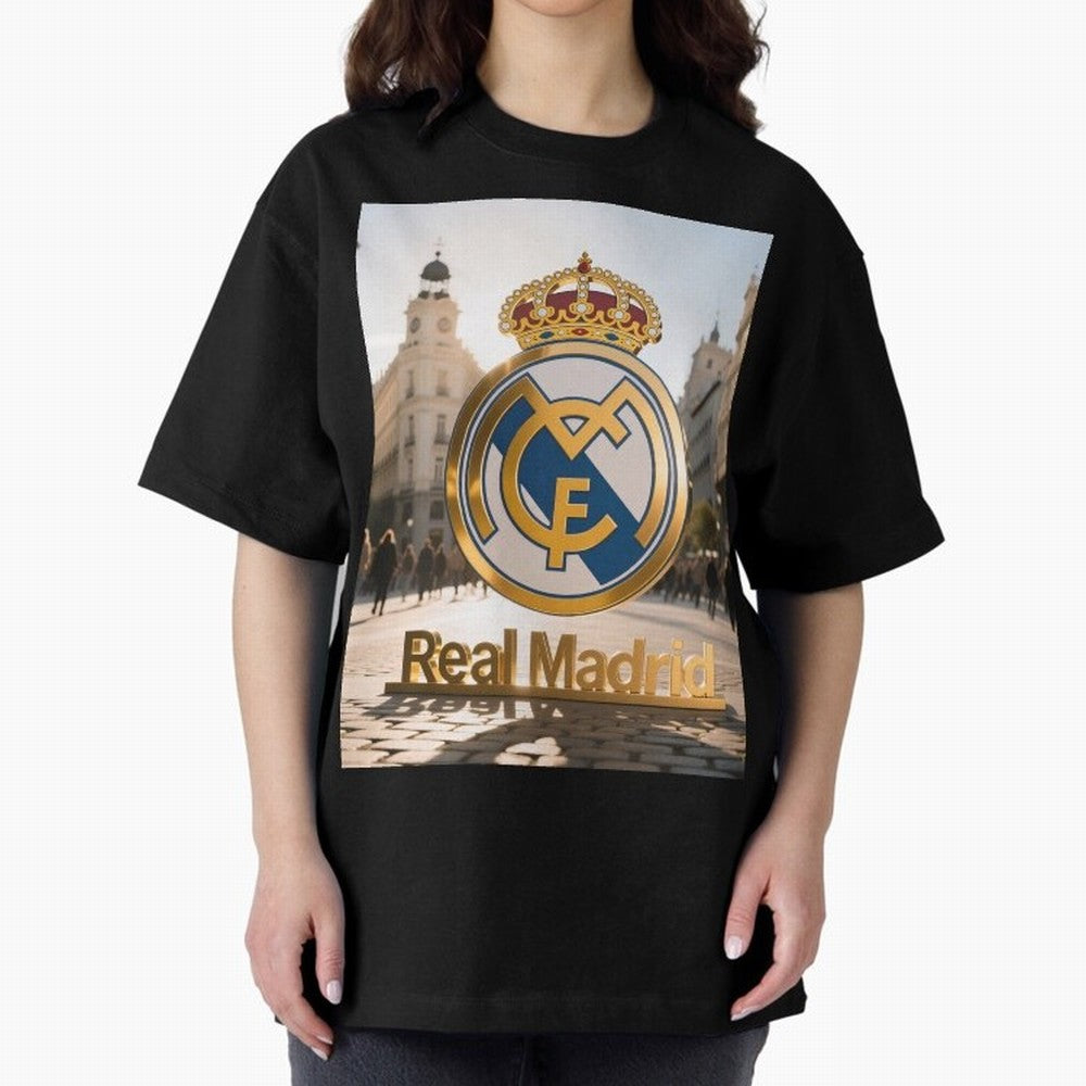 As¨ª as¨ª as¨ª Gana el Madrid Oversized T-Shirt Live for the Drama of Global Football Passion for FIFA World Cup 2026, Driven by Mbappe and Neymar, Spain and Netherlands, Classic Soccer Heritage, Championship Pressure, Fan Loyalty and International