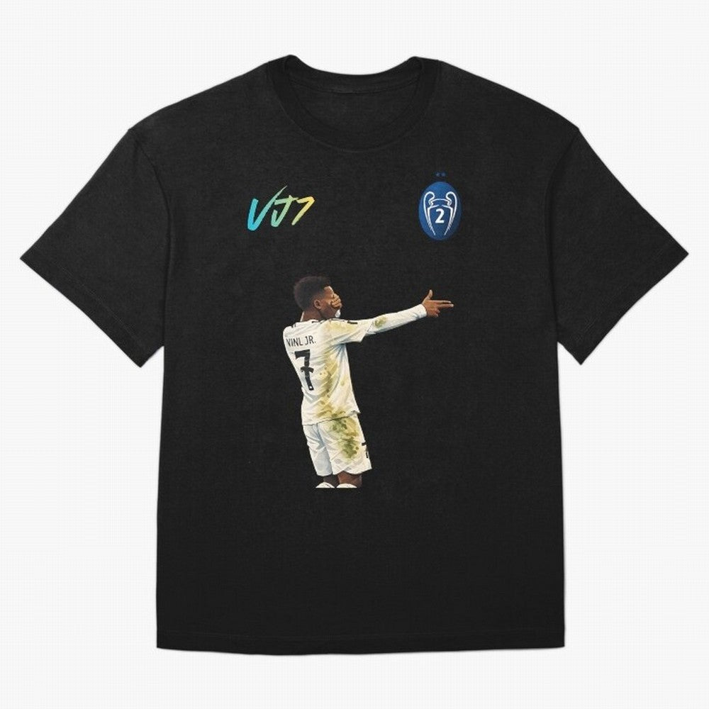 Vini Jr Oversized T-Shirt Embrace FIFA World Cup 2026 for Fans of Neymar, Haaland and Cristiano Ronaldo and Netherlands, Bringing Vintage Soccer Flavor, Modern Football Stars, National Flags and Final Night Emotion; Created for Match Day Parties,