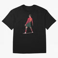 CR7 Celebration Pose Oversized T-Shirt Showcase FIFA World Cup 2026 Spirit, with England, France and Netherlands, Cristiano Ronaldo, Football Festival Excitement, Trophy Ambitions, Country Rivalries and Star Player Buzz; Ideal for Football Dads,