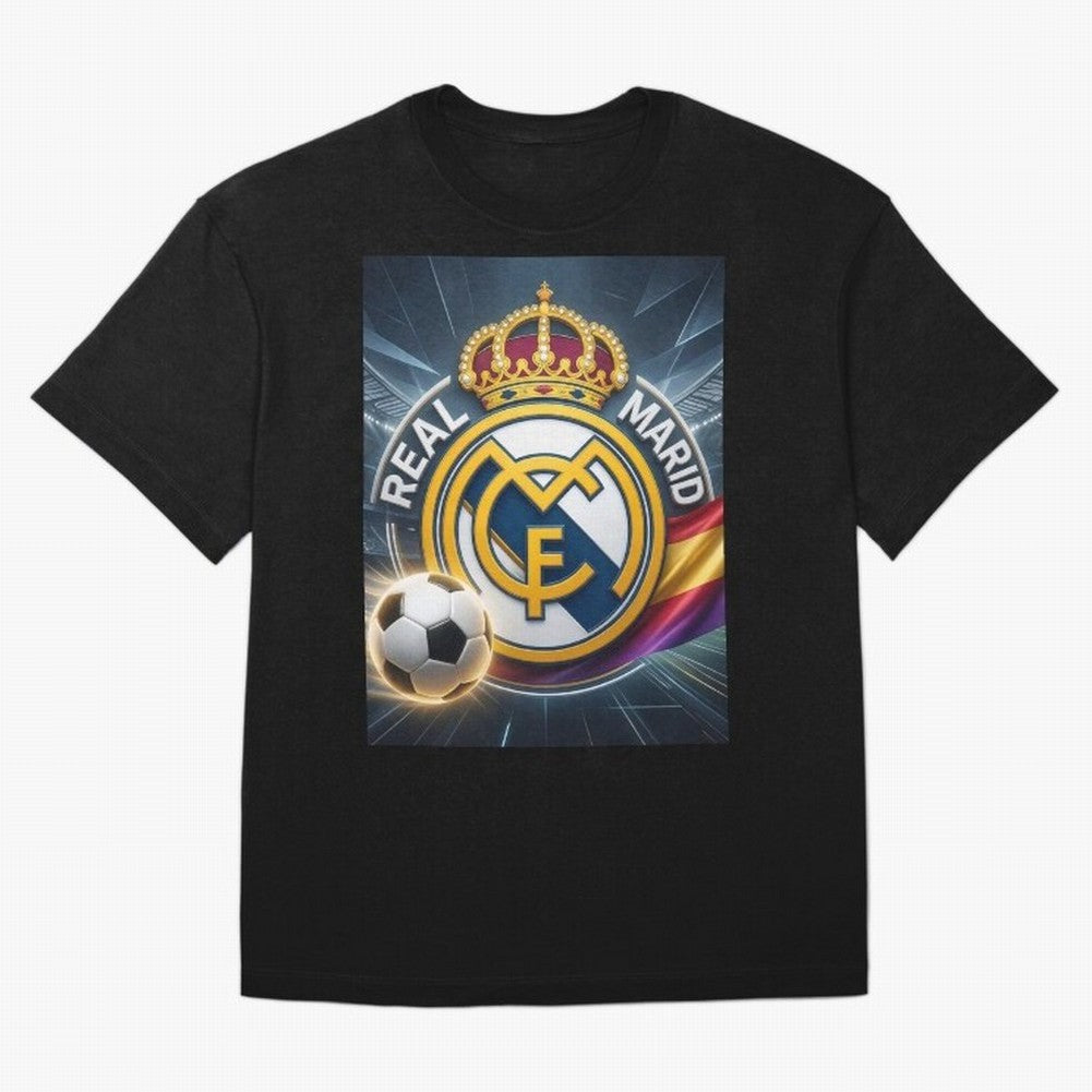 Pelot¨®n Real Madrid Oversized T-Shirt Stand with the FIFA World Cup 2026 USA Canada Mexico Journey through Neymar, Haaland and Cristiano Ronaldo Highlights, Spain and Netherlands Pride, Retro Football Energy, Iconic Rivalries, Trophy Chase Drama