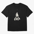 Cristiano Ronaldo CR7 Minimalist Silhouette Football Art Oversized T-Shirt Turn Every Weekend Toward the FIFA World Cup 2026 Journey through Haaland and Mbappe Highlights, Germany Pride, Football History, Final Match Energy, Crowd Noise and Once in