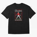 All I Want For Christmas Is Siuu Funny Christmas Festive Knitted Oversized T-Shirt Keep the Legacy of Global Football Passion for FIFA World Cup 2026 USA Canada Mexico, Featuring Messi, Neymar and Mbappe, England, France and Netherlands, Stadium