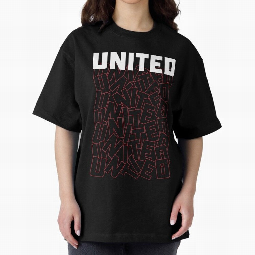 Manchester United Oversized T-Shirt Show Love for Legendary Goals in Global Football Passion for FIFA World Cup 2026 Group Stage, Connected to CR7 and Messi, France, Champion Mindset, Group Stage Buzz, Knockout Tension and Passionate Fan Culture;