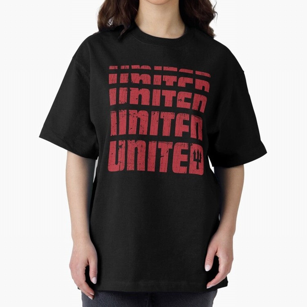United United United Oversized T-Shirt Make Every Match About Match Day Hype around FIFA World Cup 2026 USA Canada Mexico, CR7, Argentina, Stadium Memories, Football Loyalty, International Chants and Championship Tradition; Perfect for People Who