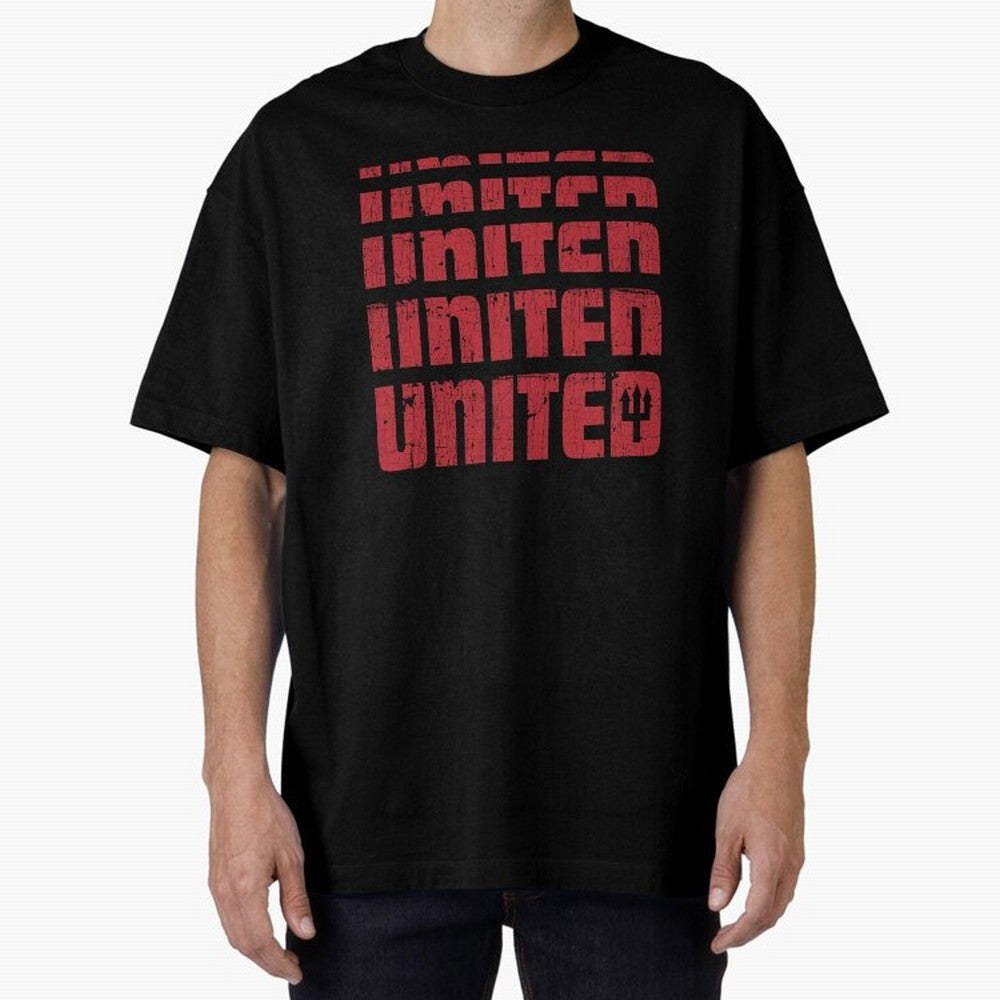 United United United Oversized T-Shirt Make Every Match About Match Day Hype around FIFA World Cup 2026 USA Canada Mexico, CR7, Argentina, Stadium Memories, Football Loyalty, International Chants and Championship Tradition; Perfect for People Who