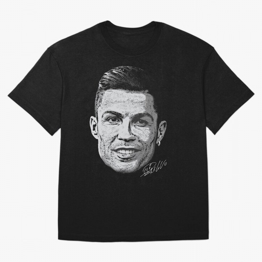 Cristiano Ronaldo Signed Oversized T-Shirt Support Global Football Passion for FIFA World Cup 2026, Inspired by Mbappe, Argentina, Supporter Pride, Iconic Celebrations, Legendary Names and Global Match Day Energy; Ideal for Football Dads, Football