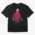 Ronaldo Oversized T-Shirt Showcase FIFA World Cup 2026 USA Canada Mexico Spirit, Centered on Portugal, Spain and Germany, CR7 and Messi, Worldwide Fan Energy, Dramatic Goals, Stadium Lights and Championship Celebrations; Ideal for Passionate Fans