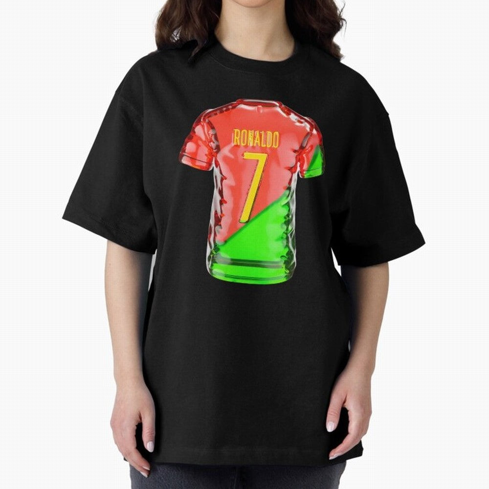 Cristiano Ronaldo Oversized T-Shirt Carry National Pride through Global Football Passion for FIFA World Cup 2026 Group Stage, Built around CR7 and Messi, Netherlands, Game Day Rituals, Football Legends, Country Pride and the Road to the Final;