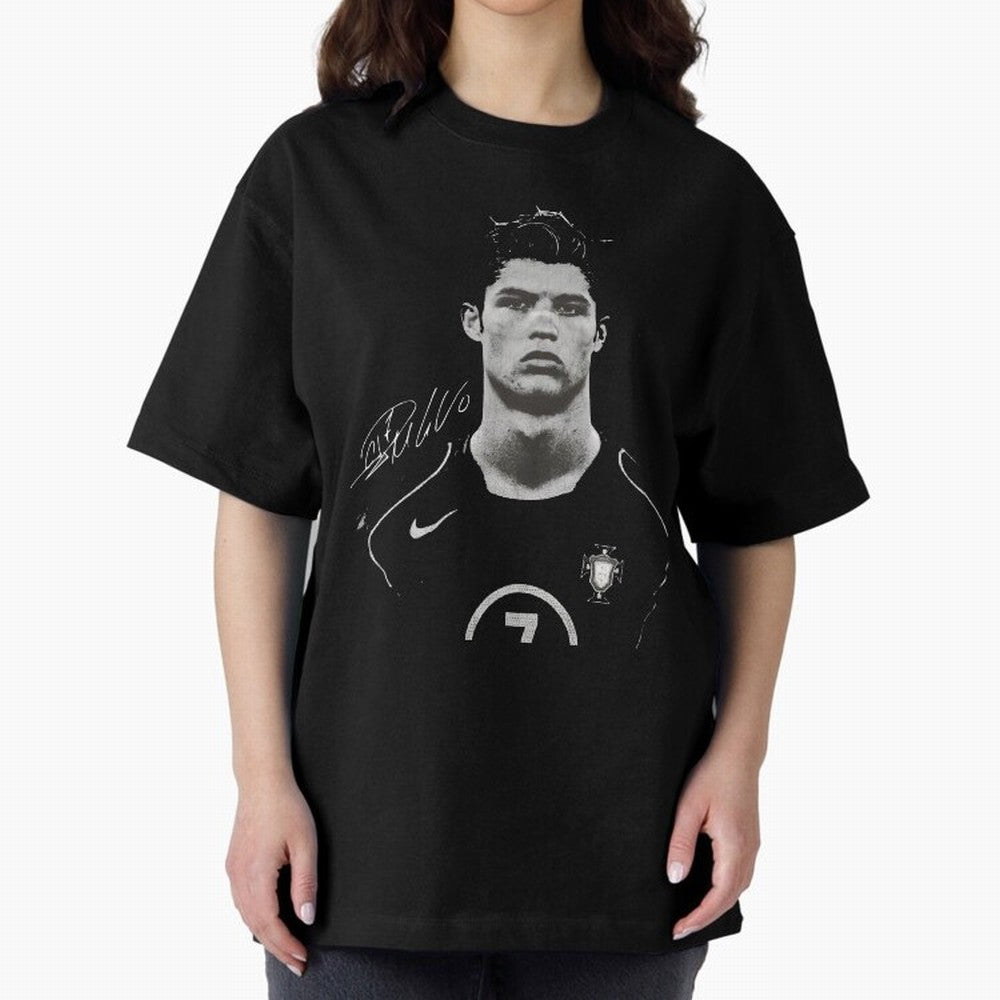 Cristiano Ronaldo Vintage Bootleg Oversized T-Shirt Make Game Day About FIFA World Cup 2026 Spirit, Built around Germany, Haaland and Mbappe, Football Passion, Legendary Performances, Festival Vibes and Supporter Community; Made for Collectors Who