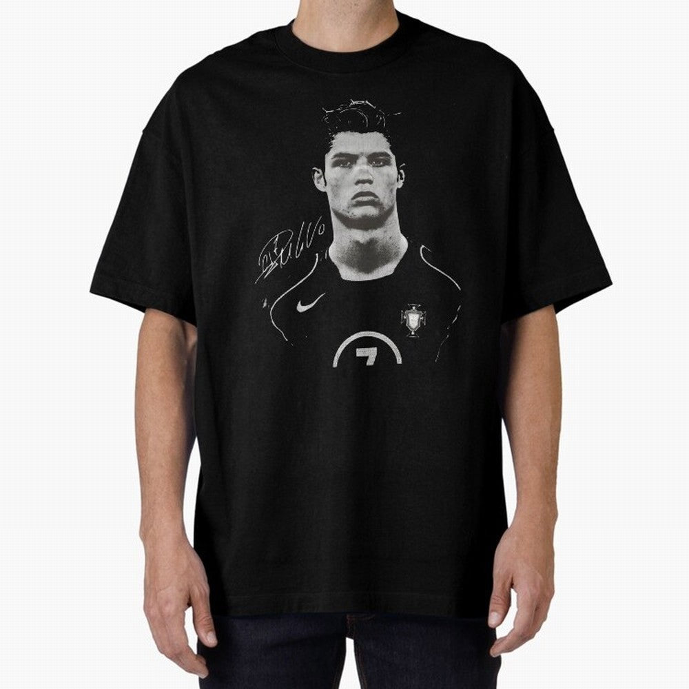 Cristiano Ronaldo Vintage Bootleg Oversized T-Shirt Make Game Day About FIFA World Cup 2026 Spirit, Built around Germany, Haaland and Mbappe, Football Passion, Legendary Performances, Festival Vibes and Supporter Community; Made for Collectors Who