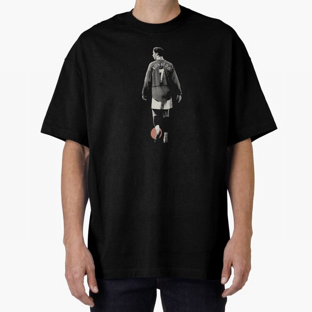 Cristiano Ronaldo CR7 Minimalist Oversized T-Shirt Relive FIFA World Cup 2026 Group Stage Connected to Neymar, Haaland and Cristiano Ronaldo, England Energy, Supporter Pride, Iconic Celebrations, Legendary Names and Global Match Day Energy; Great