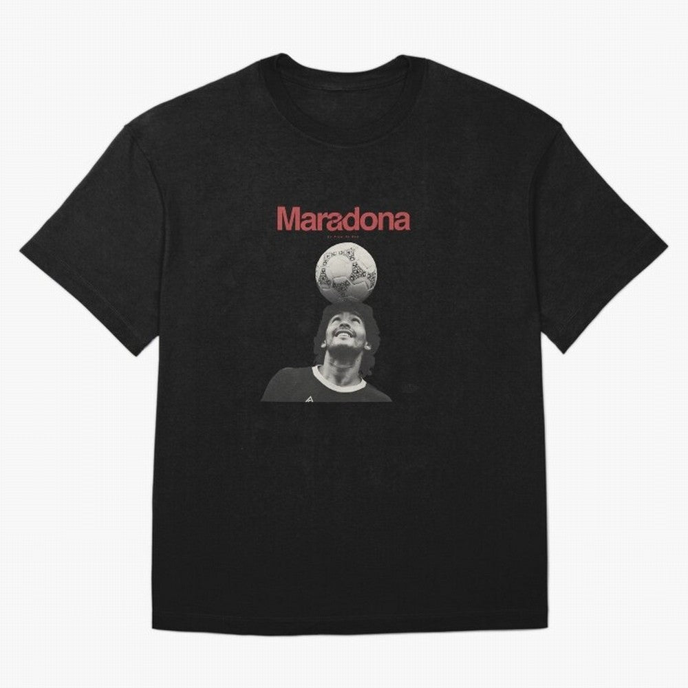 Diego Maradona Minimalist Oversized T-Shirt Celebrate Golden Goal Energy in Match Day Hype around FIFA World Cup 2026 USA Canada Mexico, Mbappe, England and Germany, Football Festival Excitement, Trophy Ambitions, Country Rivalries and Star Player