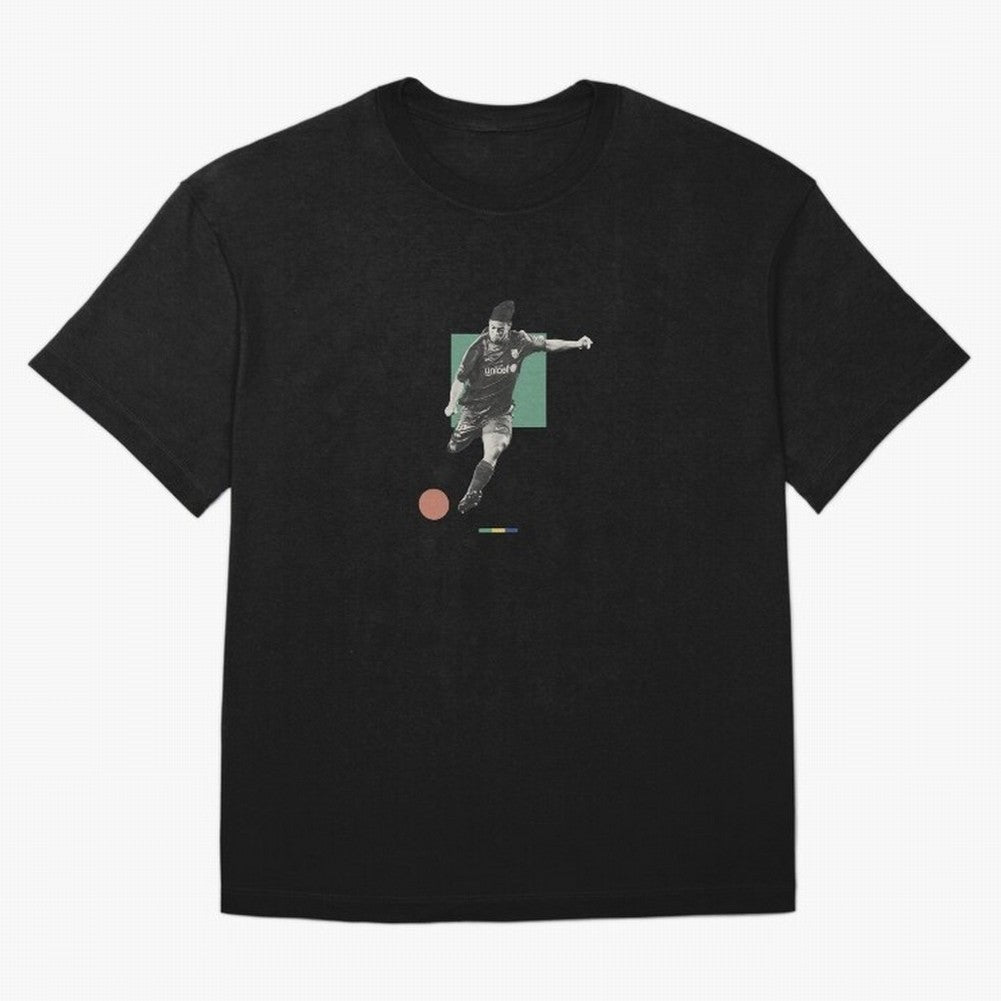 Ronaldinho Minimalist Oversized T-Shirt Bring Legendary Rivalry Energy to Global Football Passion for FIFA World Cup 2026 Group Stage, Capturing Cristiano Ronaldo, Haaland and CR7, Argentina, France and Brazil, Game Day Rituals, Football Legends,