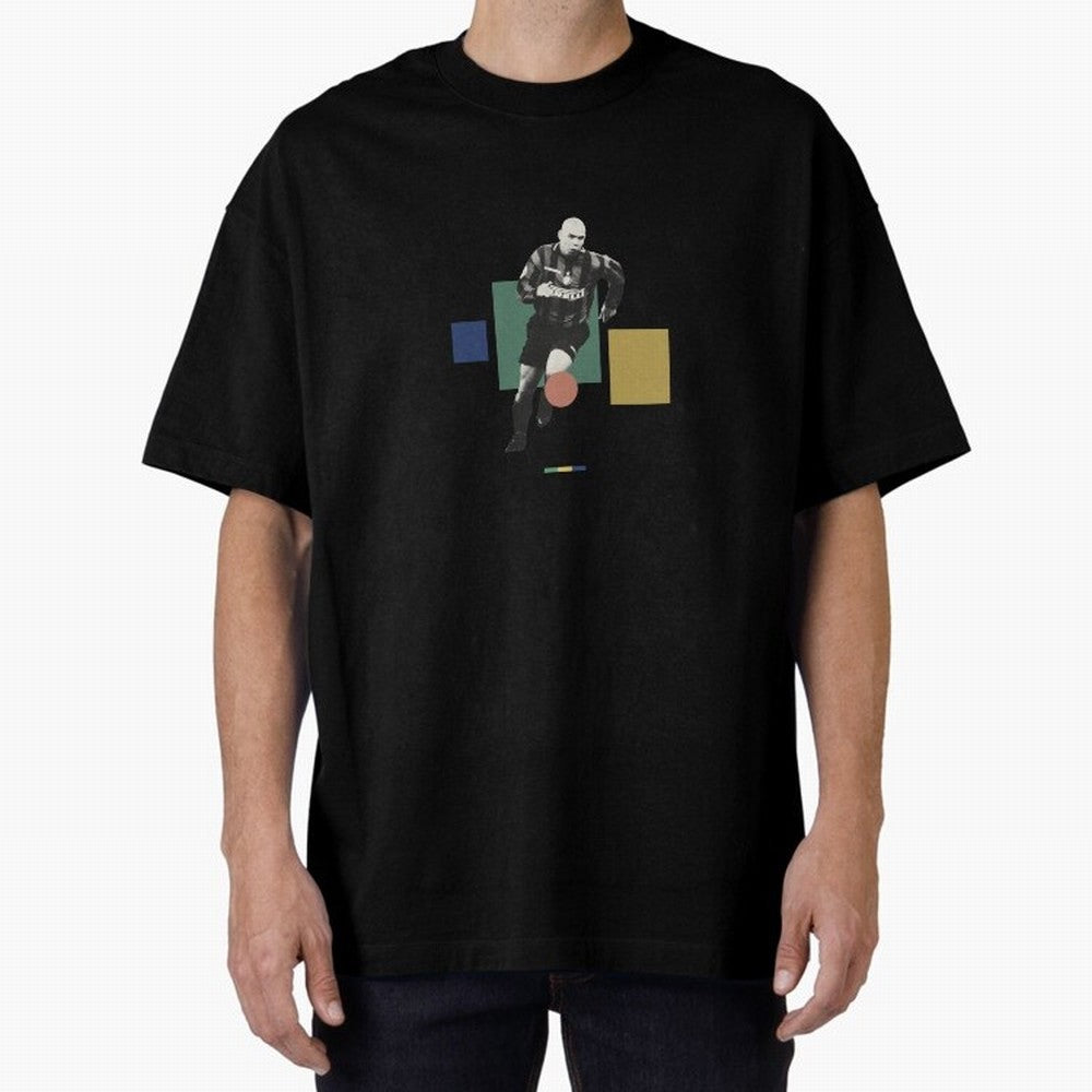 Ronaldo Nazario R9 Oversized T-Shirt Join the Global Buzz around Global Football Passion for FIFA World Cup 2026 USA Canada Mexico, Made for CR7 and Messi, France, Fan Favorite Moments, National Team Passion, Big Match Drama and Soccer History;