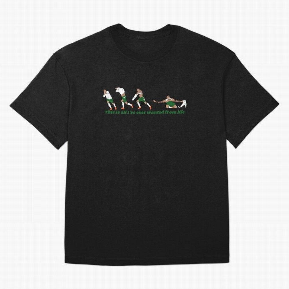 Troy Parrott Ireland Hat Trick Goal Celebration Minimalist Oversized T-Shirt Honor the Football Icons of FIFA World Cup 2026 USA Canada Mexico Spirit, Featuring Spain, Haaland and Mbappe, Match Day Excitement, Supporter Culture, Golden Goals and