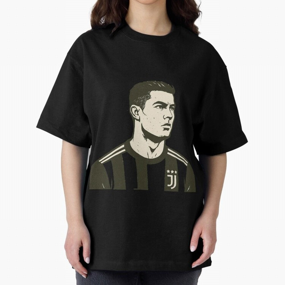 Cristiano Ronaldo Oversized T-Shirt Bring Retro Soccer Energy to Match Day Hype around FIFA World Cup 2026 USA Canada Mexico, Haaland, Argentina and Brazil, Tournament Hype, Historic Matchups, Family Viewing Parties and Global Sports Pride; Made