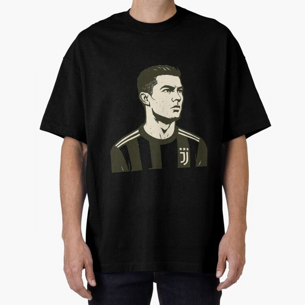 Cristiano Ronaldo Oversized T-Shirt Bring Retro Soccer Energy to Match Day Hype around FIFA World Cup 2026 USA Canada Mexico, Haaland, Argentina and Brazil, Tournament Hype, Historic Matchups, Family Viewing Parties and Global Sports Pride; Made