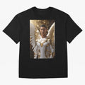 Cristiano Ronaldo angel 1 Oversized T-Shirt Follow the Road to FIFA World Cup 2026 Group Stage for Fans of Mbappe and Portugal, Spain and Germany, Bringing Worldwide Fan Energy, Dramatic Goals, Stadium Lights and Championship Celebrations; Perfect