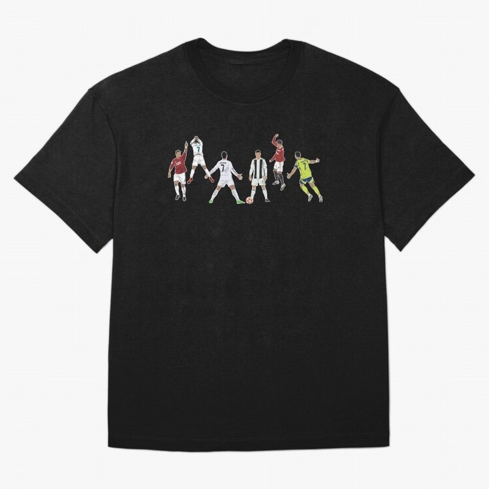 Ronaldo Forever Minimalist Career Goal Celebrations Oversized T-Shirt Embrace FIFA World Cup 2026 Highlighting CR7, Brazil, Portugal and Argentina Energy, Worldwide Fan Energy, Dramatic Goals, Stadium Lights and Championship Celebrations; Perfect