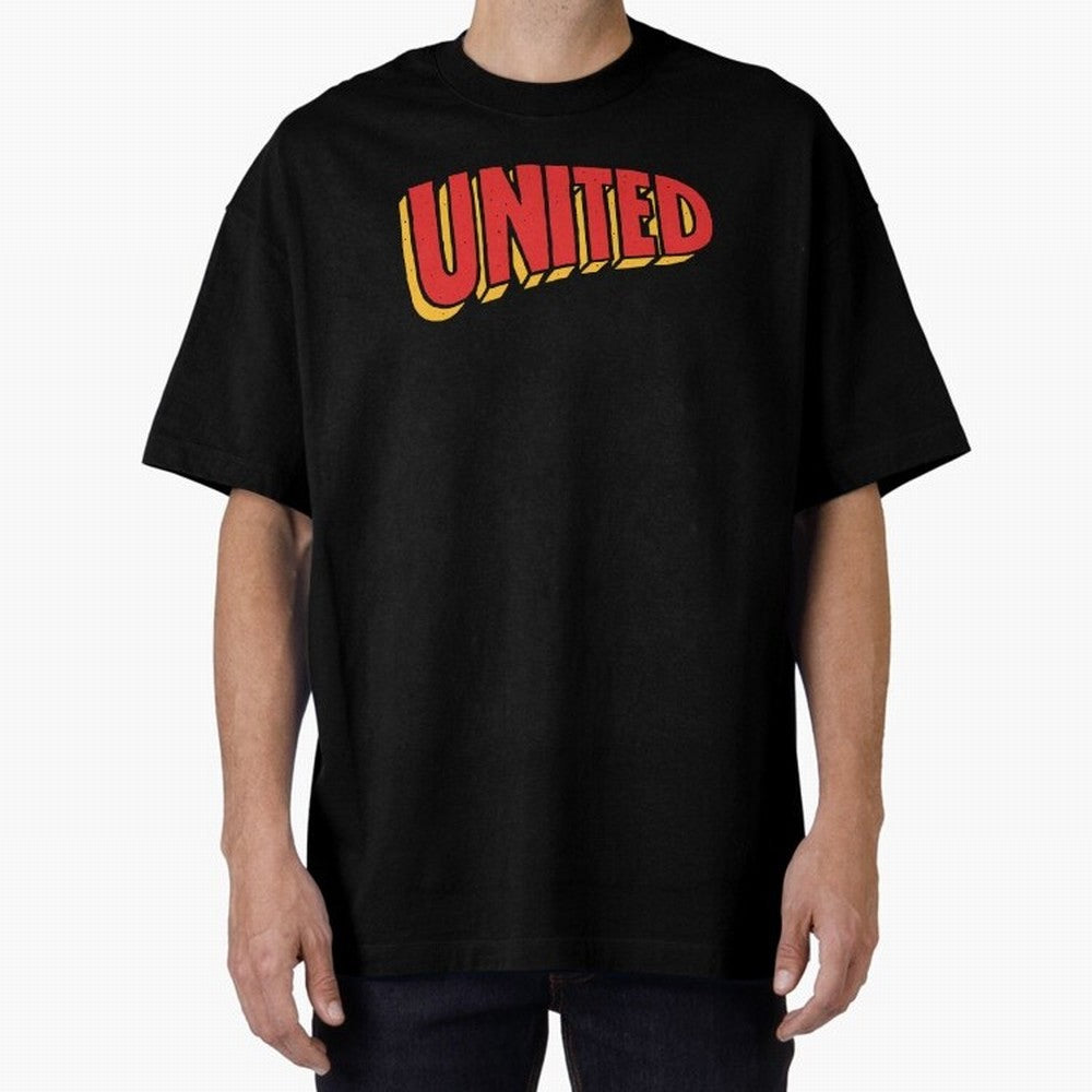 Manchester United Comic Style Oversized T-Shirt Bring a Champion Mindset to FIFA World Cup 2026 Connected to Neymar, Haaland and Cristiano Ronaldo, Argentina and Brazil Energy, Supporter Pride, Iconic Celebrations, Legendary Names and Global Match