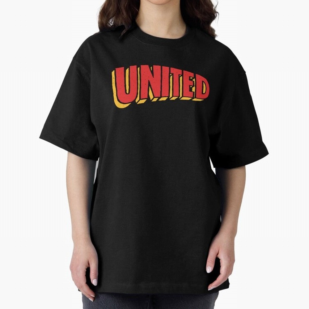 Manchester United Comic Style Oversized T-Shirt Bring a Champion Mindset to FIFA World Cup 2026 Connected to Neymar, Haaland and Cristiano Ronaldo, Argentina and Brazil Energy, Supporter Pride, Iconic Celebrations, Legendary Names and Global Match