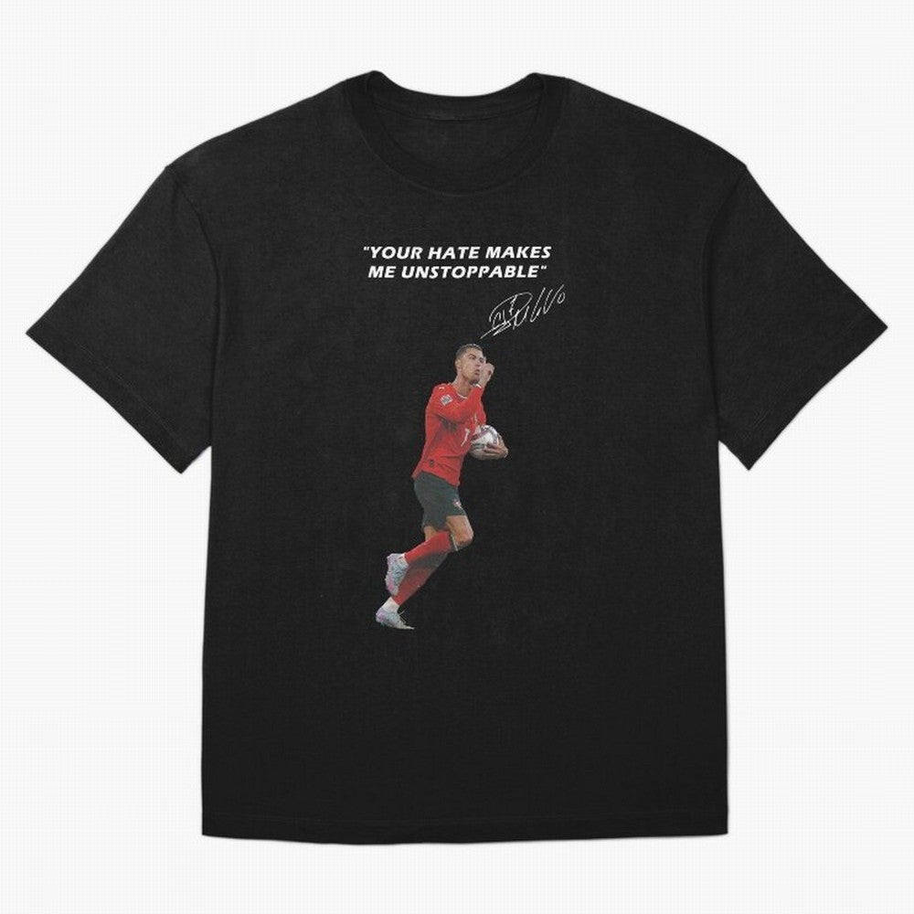 Cristiano Ronaldo Oversized T-Shirt Stand with Global Football Passion for FIFA World Cup 2026 USA Canada Mexico, Capturing Messi, Spain and Netherlands, Soccer Culture, Superstar Moments, National Team Dreams and Competitive Fire; Made for