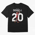 Diogo Jota Oversized T-Shirt Honor Champions and Dreams in the FIFA World Cup 2026 USA Canada Mexico Journey through Neymar, Haaland and Cristiano Ronaldo Highlights, England, France and Netherlands Pride, Goal Celebration Energy, Supporter