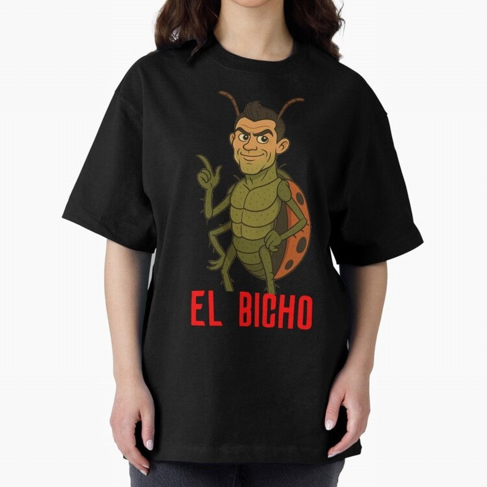Ronaldo - El Bicho Oversized T-Shirt Support Your Favorite Stars during the FIFA World Cup 2026 Journey through Neymar Highlights, Spain and Netherlands Pride, Game Day Rituals, Football Legends, Country Pride and the Road to the Final; Made for