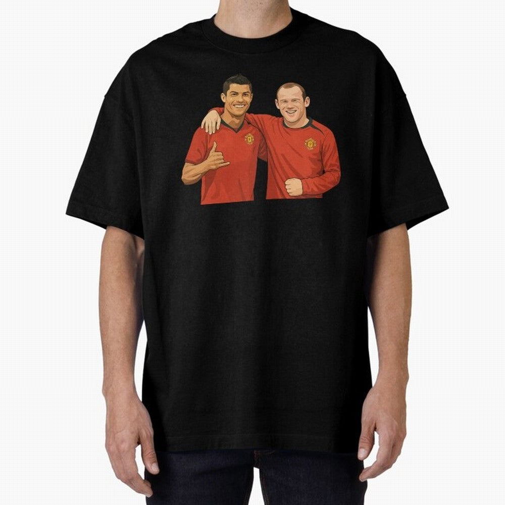 Ron & Roon Oversized T-Shirt Experience FIFA World Cup 2026 Group Stage for Fans of CR7 and England and Germany, Bringing Supporter Pride, Iconic Celebrations, Legendary Names and Global Match Day Energy; Great for Supporters Who Love Legendary