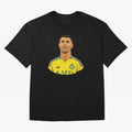 CR7 Oversized T-Shirt Support Your Favorite Stars during FIFA World Cup 2026 Group Stage for Fans of Mbappe and France and Portugal, Bringing Vintage Soccer Flavor, Modern Football Stars, National Flags and Final Night Emotion; Created for Match